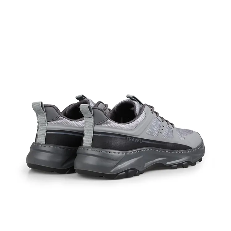 BOSSSUNWEN Light Boundary Collection Low Top Casual Shoes Men's Gray-3