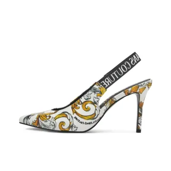 VERSACE JEANS COUTURE Slim Heel High Heels Women's White