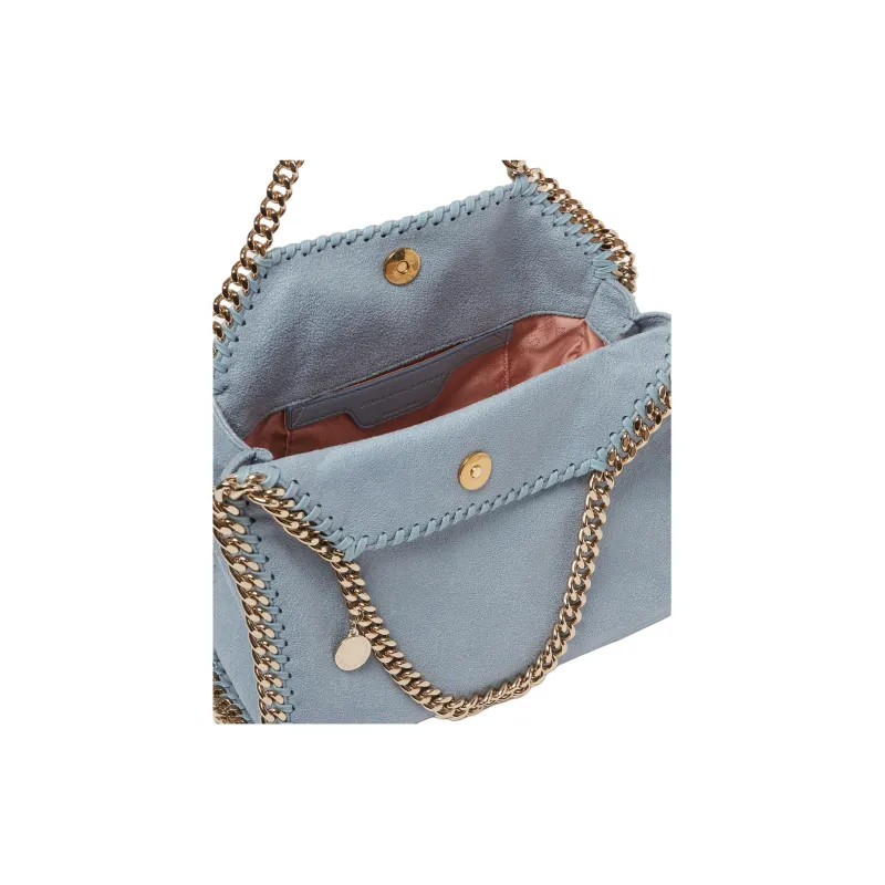 Stella McCartney Falabella Polyester Tote Bag Shopping Bag Shoulder Bag Handbag Mini Women's Light Blue-3