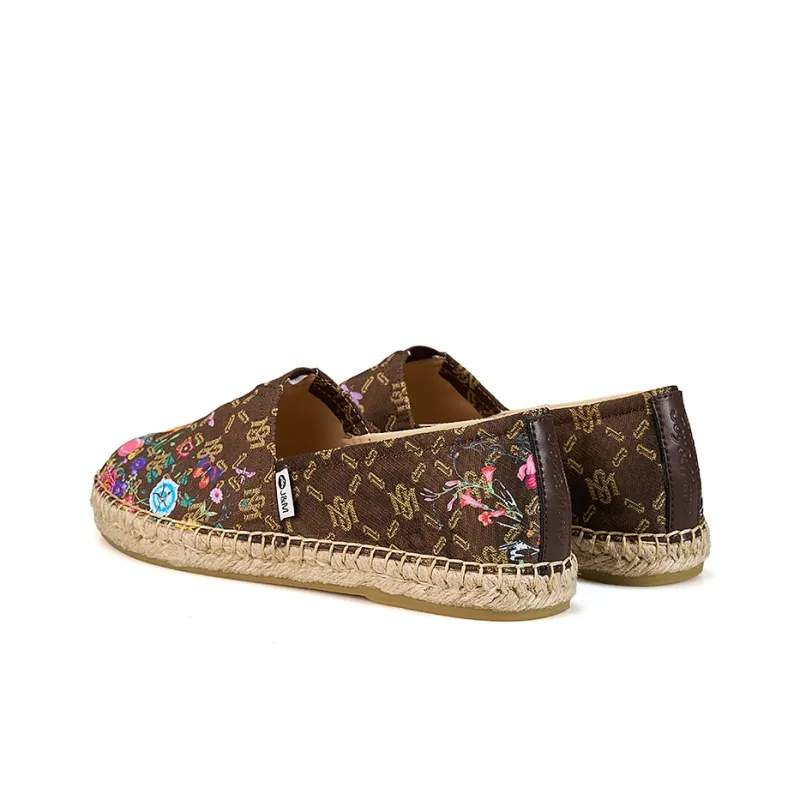 Joy&Mario Espadrilles Women's Coffee/Beige/Green-2