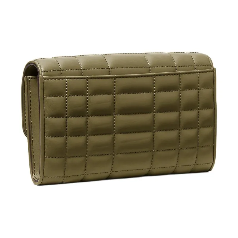 MICHAEL KORS Tribeca Leather Crossbody Bag Shoulder Bag Women's Dark Green-1