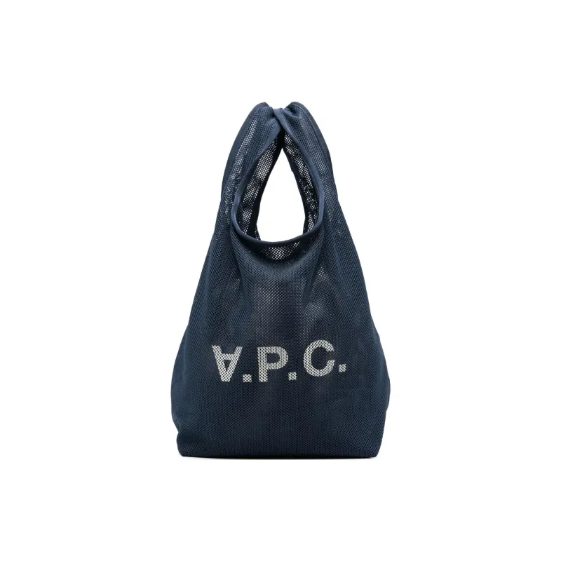 A.P.C Polyester Tote Bag Shopping Bag Handbag Men's Prussian Blue-0