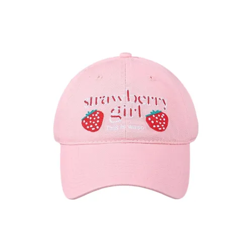 SLEEPYWALK Polyester Bucket Hats Womens White/Pink