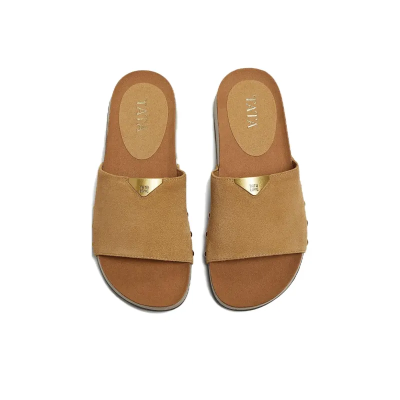 Tata Rubber Sole Quiet Slide Slippers Women's-13