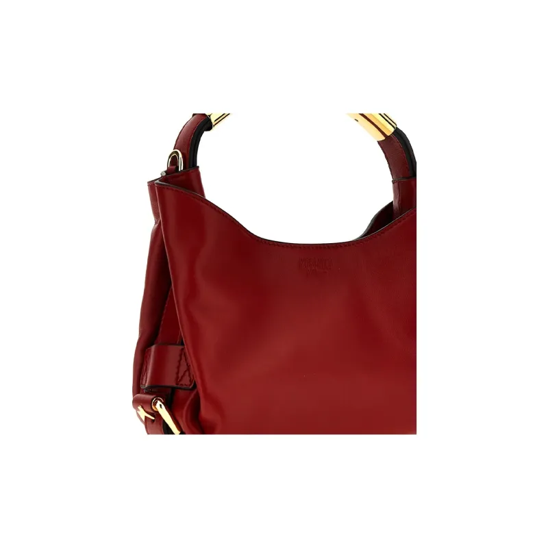 MOSCHINO Logo Detailed Top Handle Bag-3