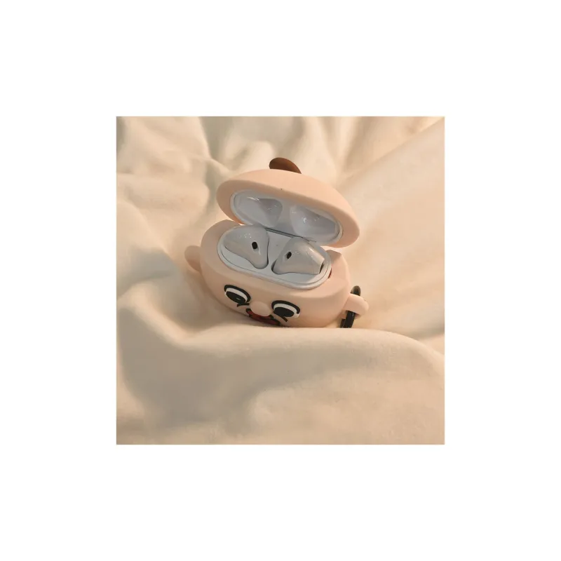 SHIBADU TPU Cartoon Influencer Bangbang Yu Zhi Protective Cover For Apple Wireless Bluetooth AirPods Headphone Cases-2