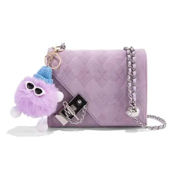 CLEVER& KETCH PU Small Square Bag Shoulder Bag Regular Women's Purple/Green