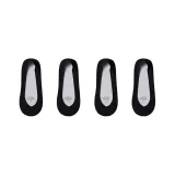 Low-Cut Style Plus Size[4 Pack Black](Suitable for Wide or Large Feet)