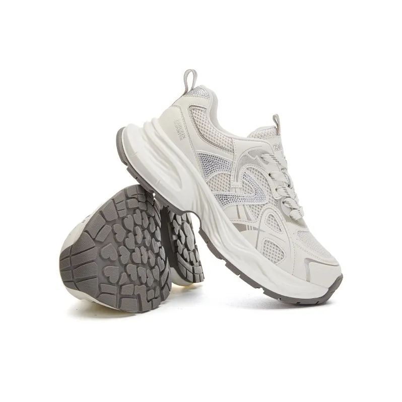 Zdwo Anti Slip Wear Resistant Low Top Chunky Sneakers Women's-2