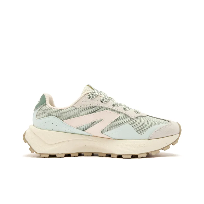 QIAODAN Anti Slip Wear Resistant Low Top Casual Shoes Women's Green-1