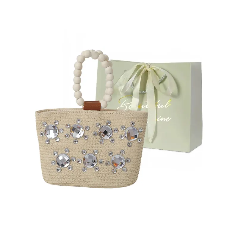 JIANGLIDA Woven Handbag Regular Women's Multicolor-5