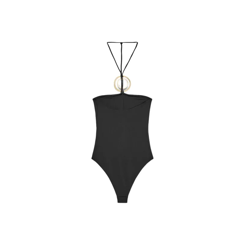 ZARA One piece Swimsuit Women's Black-1
