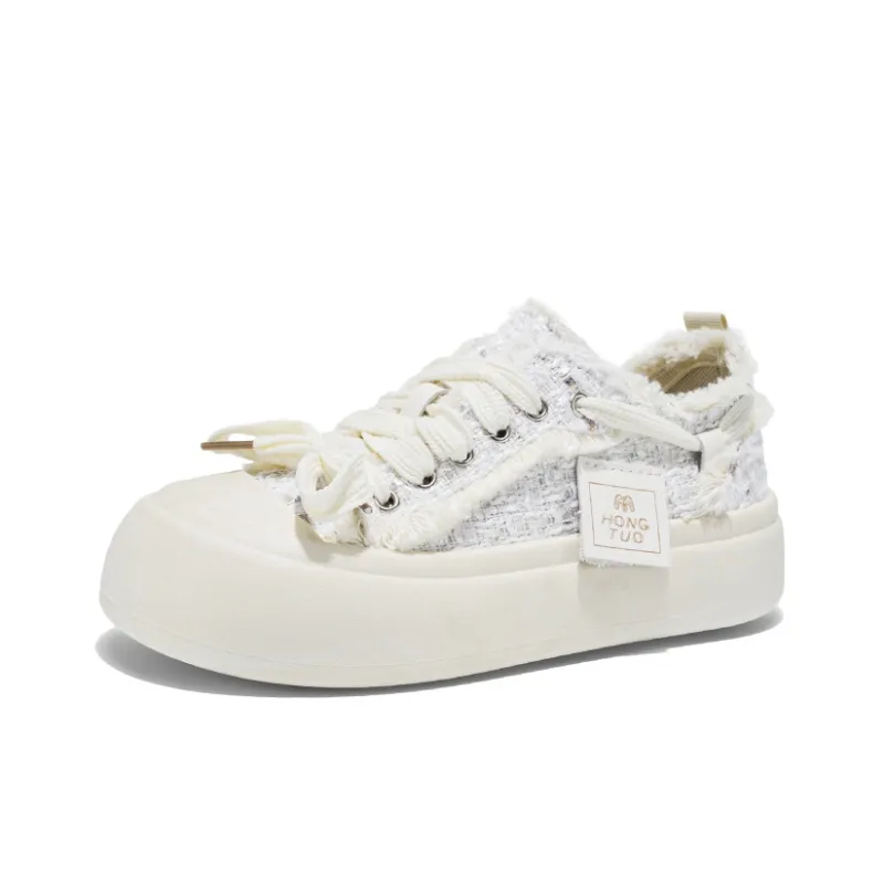 BANWEIDIYA Anti Slip And Wear Resistant Height Increasing Low Top Skateboard Shoes Women's-0