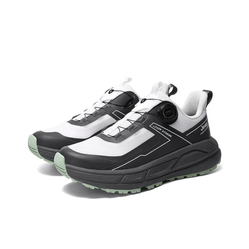 Jeep Outdoor Collection Cushioning, Abrasion Resistant, Waterproof, Slip Resistant Low Top Hiking Shoes Unisex Gray-2