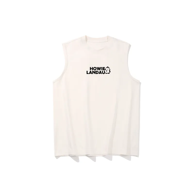 HOWIE LANDAU Tank Top Unisex Ivory White-0