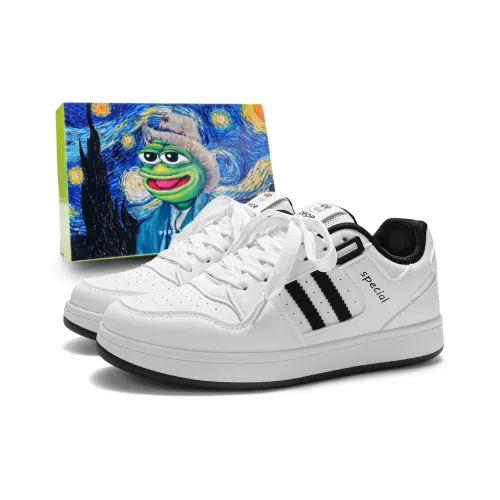 Pepe The Frog Skateboard Shoes Unisex