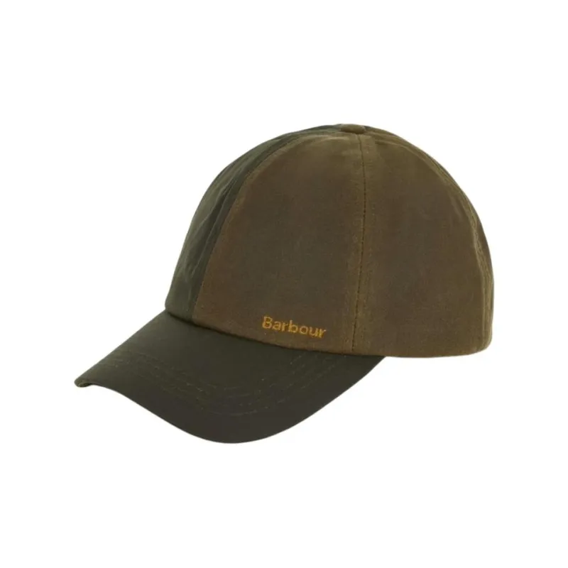 BARBOUR Cotton Baseball Caps Unisex Green-0