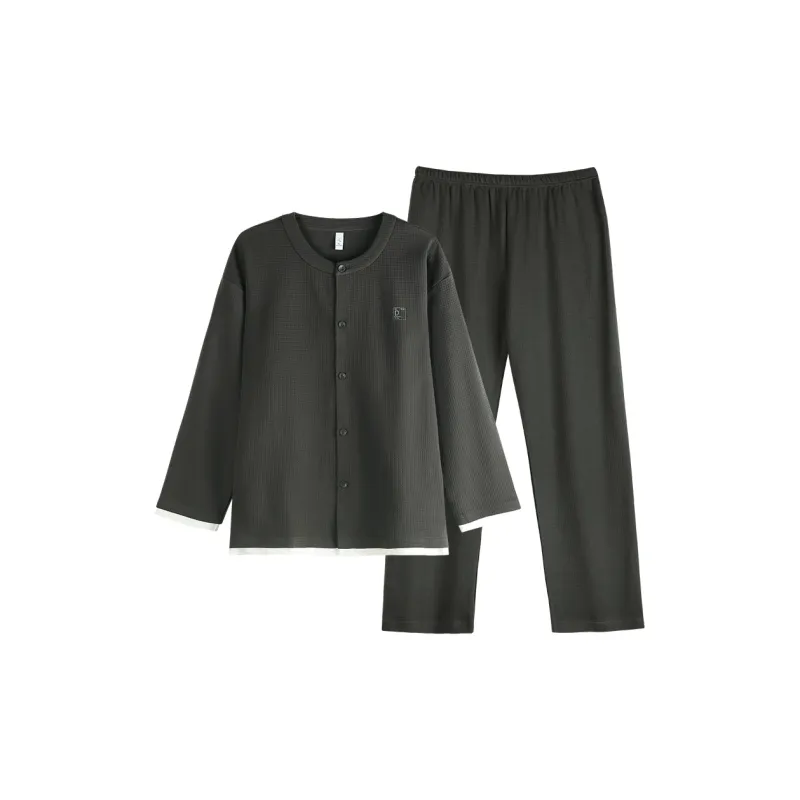 Xuan Liang Pajama Set Men's Paris Gray-0