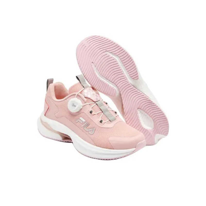 FILA Engine Anti Slip Wear Resistant Low Top Casual Running Shoes Women's Pink-3