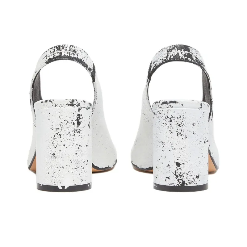 MM6 Maison Margiela Anatomic Chunky Heel High Heels Women's-3