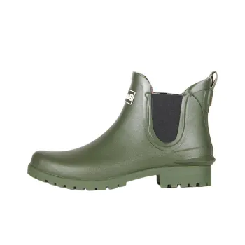 BARBOUR Wilton Short Chelsea Boots Women's Green