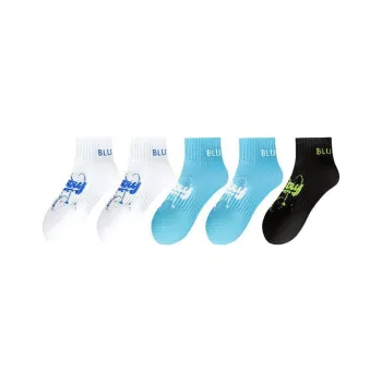 Cotton Gene Mid Calf Socks Men's 5 Pack