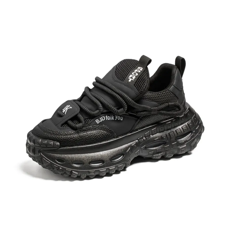 ROBINHOOD Cushioning, Slip Resistant, Abrasion Resistant, Height Increasing Low Top Chunky Sneakers Men's Box-2