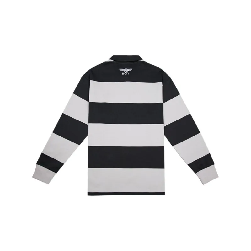 Boy London Polo Shirt Unisex Dark Gray/Light Gray-1