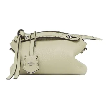 FENDI By The Way Series Calfskin Shoulder Bag Crossbody Bag Handbag Mini Women's Green