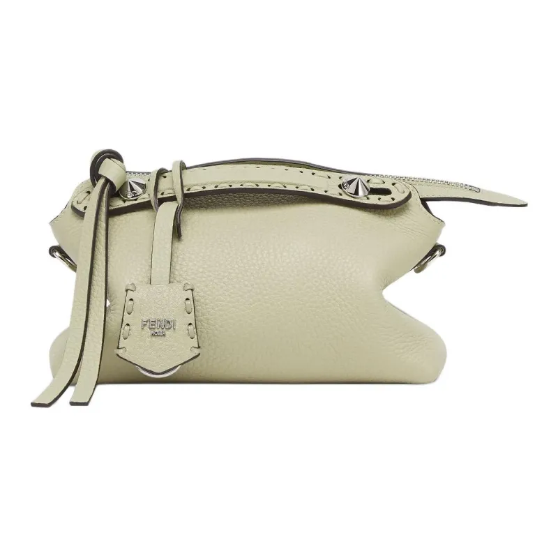 FENDI By The Way Series Calfskin Shoulder Bag Crossbody Bag Handbag Mini Women's Green-0