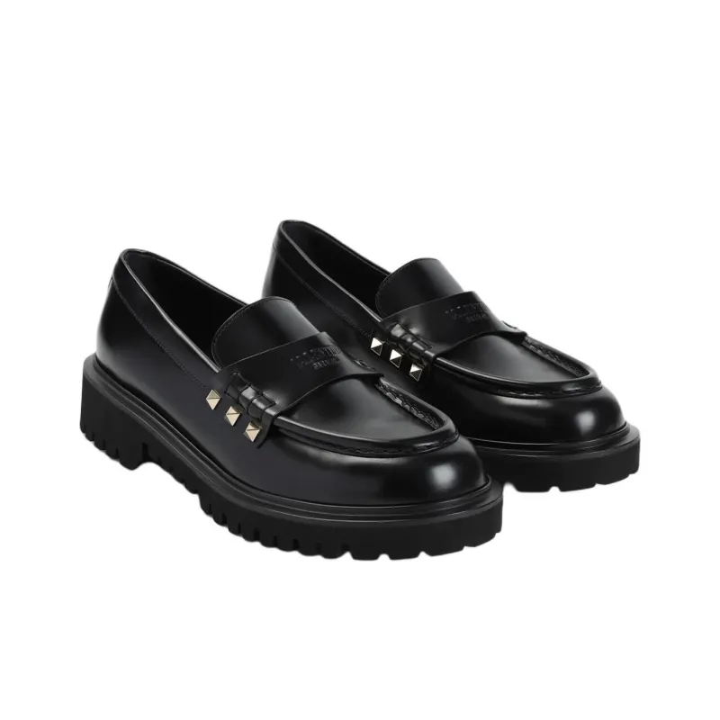 Valentino Loafers Women's Black-2