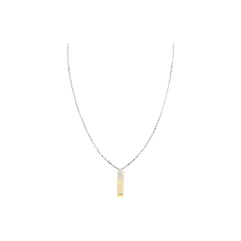 Tommy Hilfiger Stainless Steel Necklaces Men's Silver-0