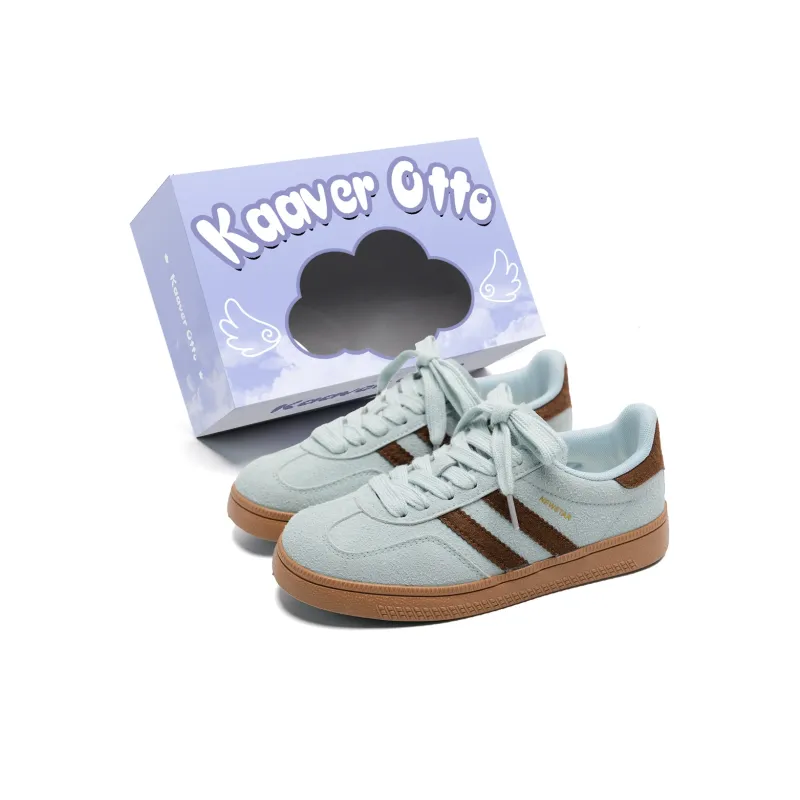 KAAVER OTTO Cushioning Abrasion Resistant Breathable Low Top Skateboard Shoes Women's-6