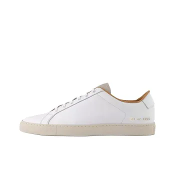 COMMON PROJECTS Retro Low Top Skateboard Shoes Men's White