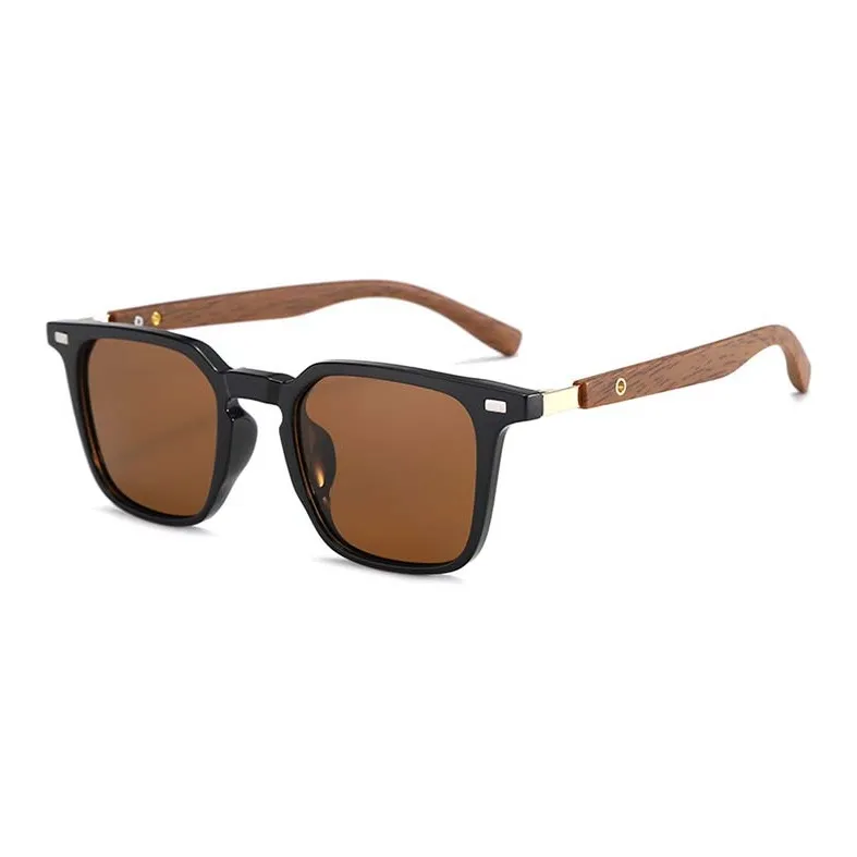 NOME TR/Memory Plastic Metal Square Sunglasses Unisex-2