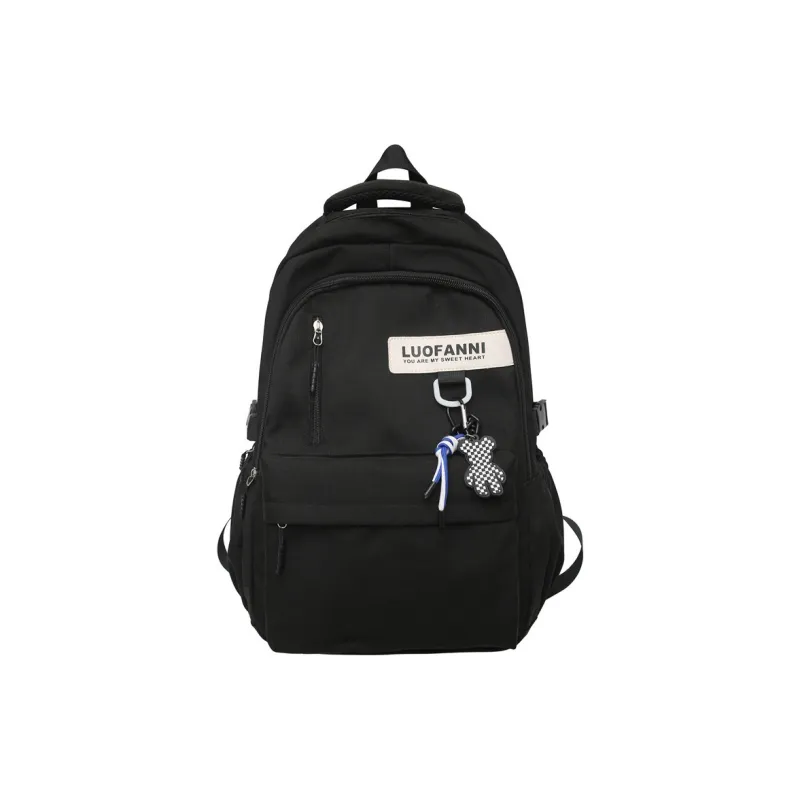 H YXIANG Nylon Backpack Unisex Multicolor-6