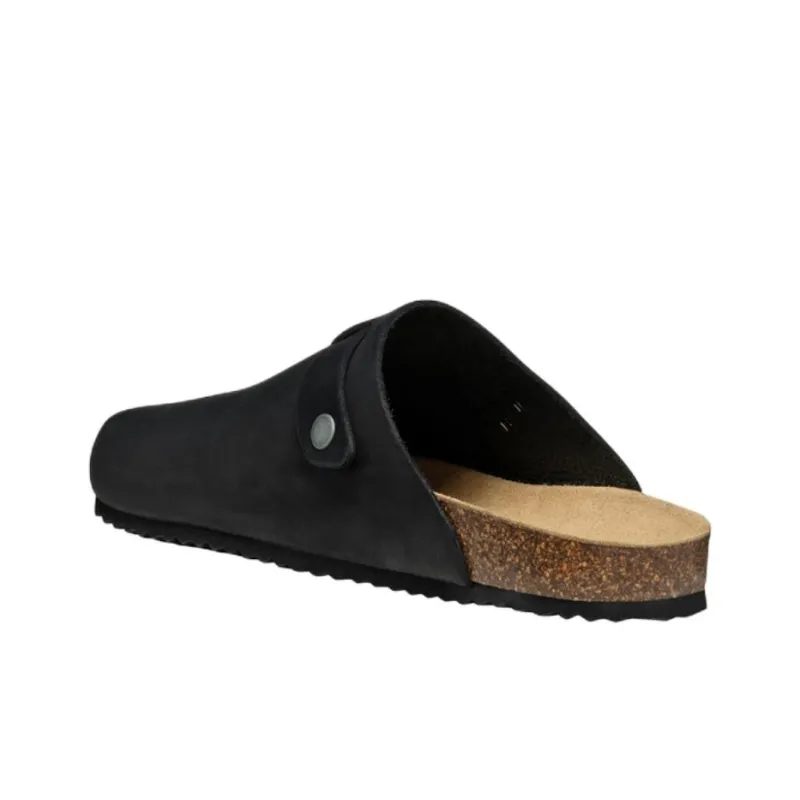 GEOX Sandal Ghita Abrasion Resistant Wrap toe Slippers Men's Black-4