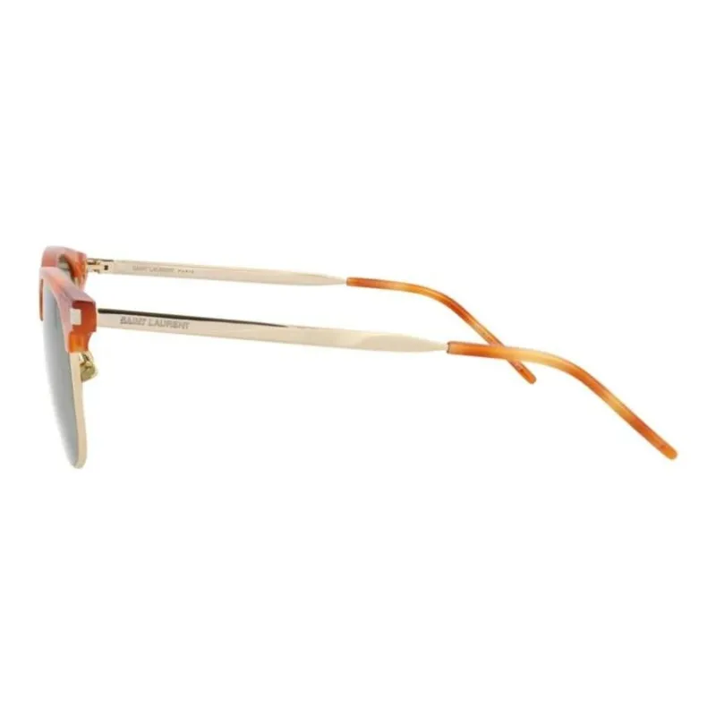 SAINT LAURENT Round Frame Acetate Sunglasses-1
