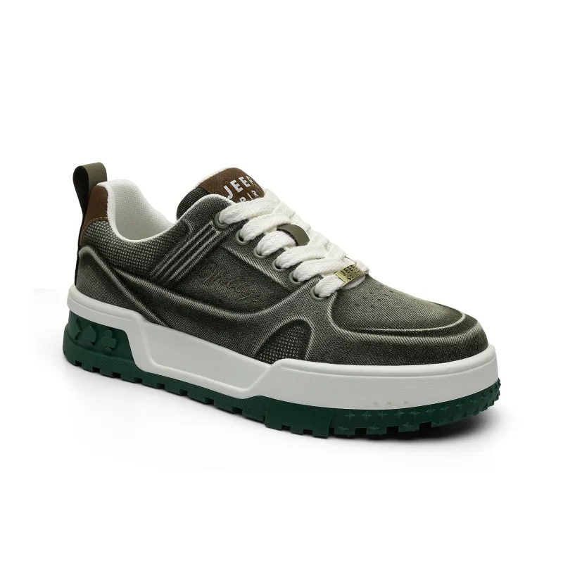 JEEP SPIRIT Skateboard Shoes Men Low Top White-3