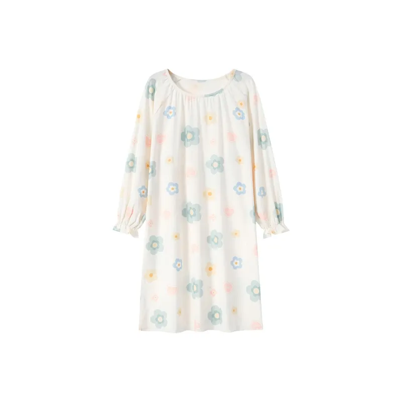 Herbal Primer Nightgown Women's Combo Set-12