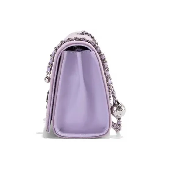 CLEVER& KETCH PU Small Square Bag Shoulder Bag Regular Women's Purple/Green-2
