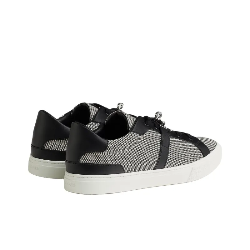 HERMES Day Low Top Skateboard Shoes Men's Black-3