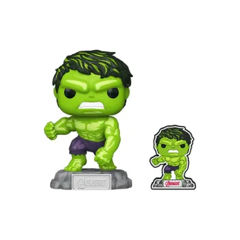 Funko The Avengers Hulk, Comes With An IEX Badge. Chibi Figures