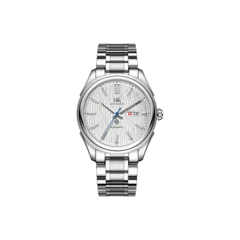 SHANGHAI Architect Collection Automatic Mechanical Movement Stainless Steel Watchband Watch Men's Watches White Dial