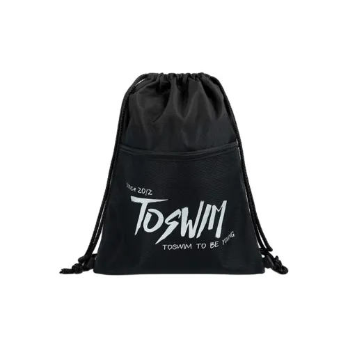 TOSWIM Polyester Storage Bag Unisex Black/Green