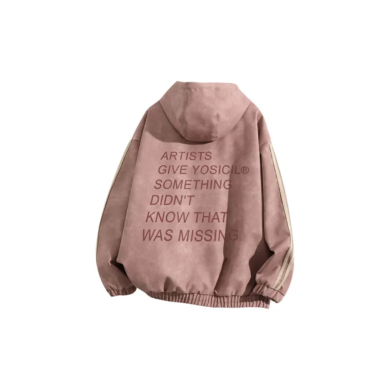 YOSICIL Leather Jacket Unisex Pink-1