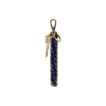 MIU MIU Polyester Bag Accessories Women's Beige & Blue