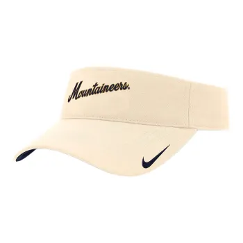 Nike West Virginia Mountaineers Primetime Ace Men's Nike Dri FIT College Adjustable Visor