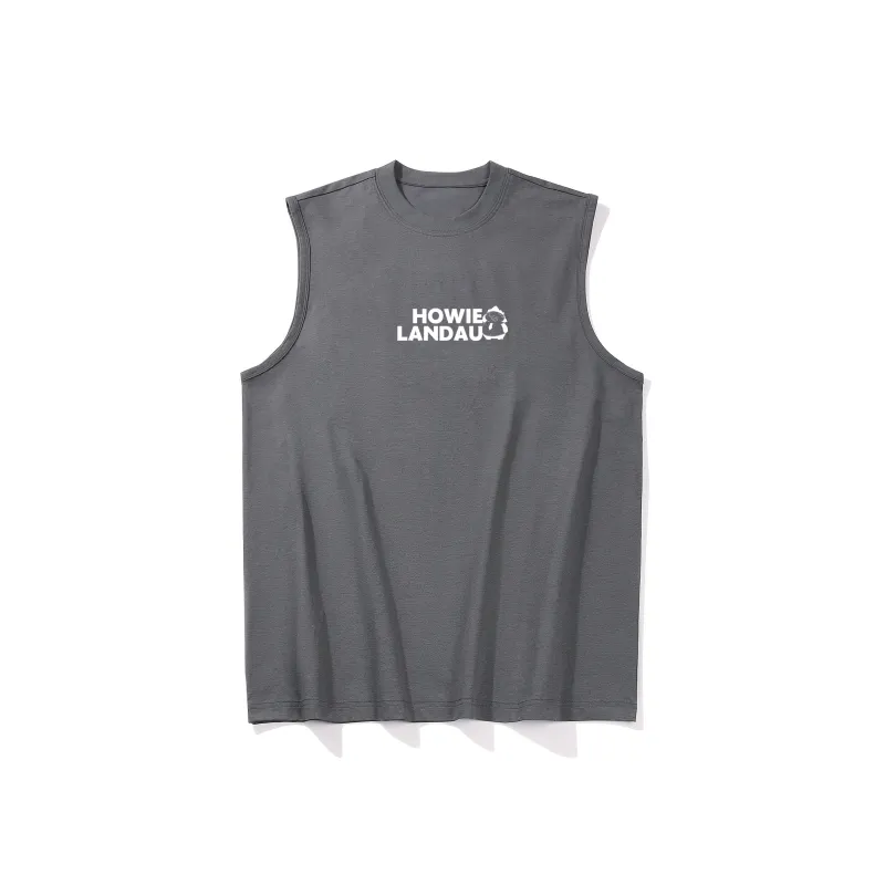 HOWIE LANDAU Tank Top Unisex Ivory White-7