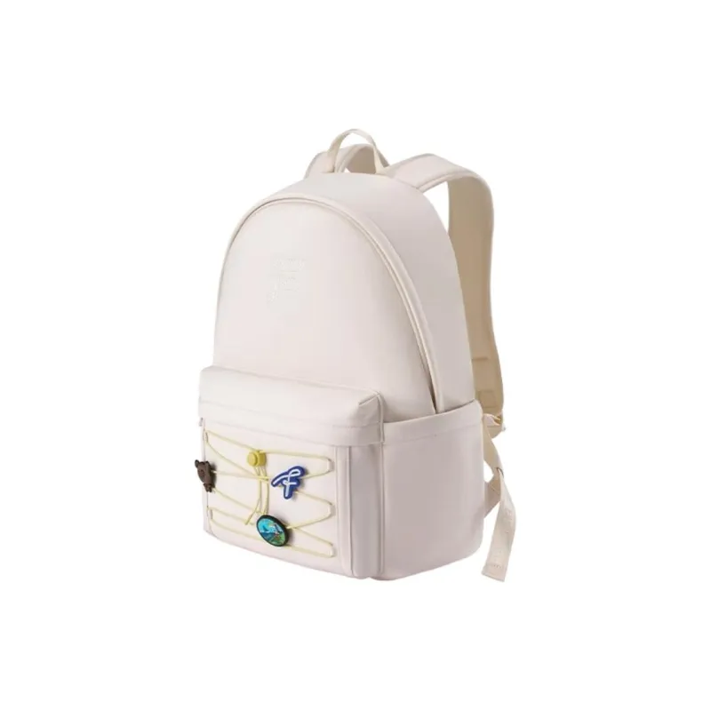 FILA FUSION Fabric Backpack Unisex Marshmallow White-1